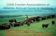 2008 Feeder Associations of Alberta, Annual General Meeting