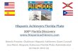 Hispanic Achievers Florida Plate & 500 th  Florida Discovery