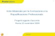 Ente Bilaterale per la Formazione e la Riqualificazione Professionale  Progetti oggetto d’accordo  Roma,10 novembre 2009