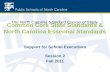 Common Core State Standards & North Carolina Essential Standards