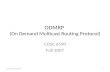 ODMRP  (On Demand Multicast Routing Protocol)
