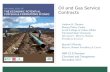 Oil and Gas Service Contracts