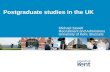 Postgraduate studies in the UK