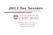 2013  Tax Session  J1 Scholars and H1B  Employees