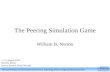 The Peering Simulation Game