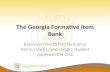 The Georgia Formative Item Bank