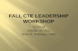 Fall CTE Leadership Workshop