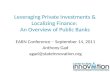 Leveraging Private Investments & Localizing Finance:  An Overview of Public Banks
