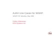 AJAX Use Cases for WSRP
