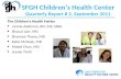 SFGH Children’s Health Center Quarterly Report # 2, September 2011