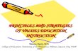PRINCIPLES AND STRATEGIES OF VALUES EDUCATION INSTRUCTION