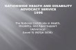 Nationwide Health and Disability Advocacy Service 1996