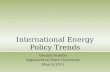 International Energy Policy Trends