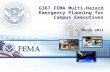 G367 FEMA Multi-Hazard Emergency Planning for Campus Executives