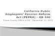 California Public Employees’ Pension Reform Act (PEPRA) – AB 340