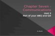 Chapter Seven - Communications