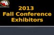 2013  Fall Conference Exhibitors