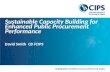 Sustainable Capacity Building for Enhanced Public Procurement Performance