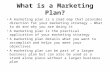 What is a Marketing Plan?