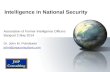 Intelligence in National Security