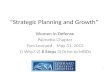 “Strategic Planning and Growth”