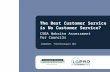 The Best Customer Service is No Customer Service? CSBA  Website Assessment  for Councils