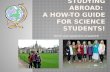 Studying Abroad:  A How-to guide for Science Students!