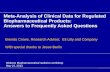 Meta-Analysis of Clinical Data for Regulated Biopharmaceutical Products:   Answers to Frequently Asked Questions