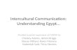 Intercultural Communication: Understanding Egypt…