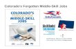 Colorado’s Forgotten Middle-Skill Jobs