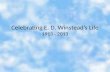 Celebrating E. D.  Winstead’s  Life 1913 - 2013