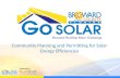 Community Planning and Permitting for Solar Energy Efficiencies