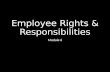Employee Rights & Responsibilities