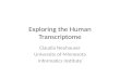 Exploring the Human Transcriptome