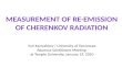 Measurement of Re-emission of Cherenkov Radiation