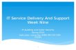 IT Service Delivery And Support Week Nine