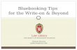 Bluebooking Tips  for the Write-on & Beyond