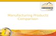 Manufacturing Products Comparison