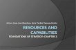 Resources and  Capabilities Foundations of strategy: Chapter 3