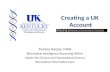 Creating a UK  Account