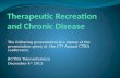Therapeutic Recreation and Chronic Disease