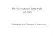 Performance Analysis  of Orb