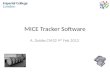 MICE Tracker Software