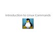 Introduction to Linux Commands