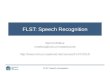 FLST: Speech Recognition