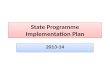 State Programme Implementation Plan