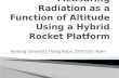 Measuring Radiation as a Function of Altitude Using a Hybrid Rocket Platform