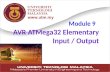 AVR  ATMega32 Elementary Input / Output
