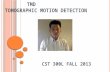 TMD TOMOGRAPHIC MOTION DETECTION