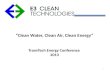 “Clean Water, Clean Air, Clean Energy” TransTech Energy Conference  2013